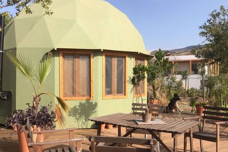 Off grid holiday in Dome on amazing location